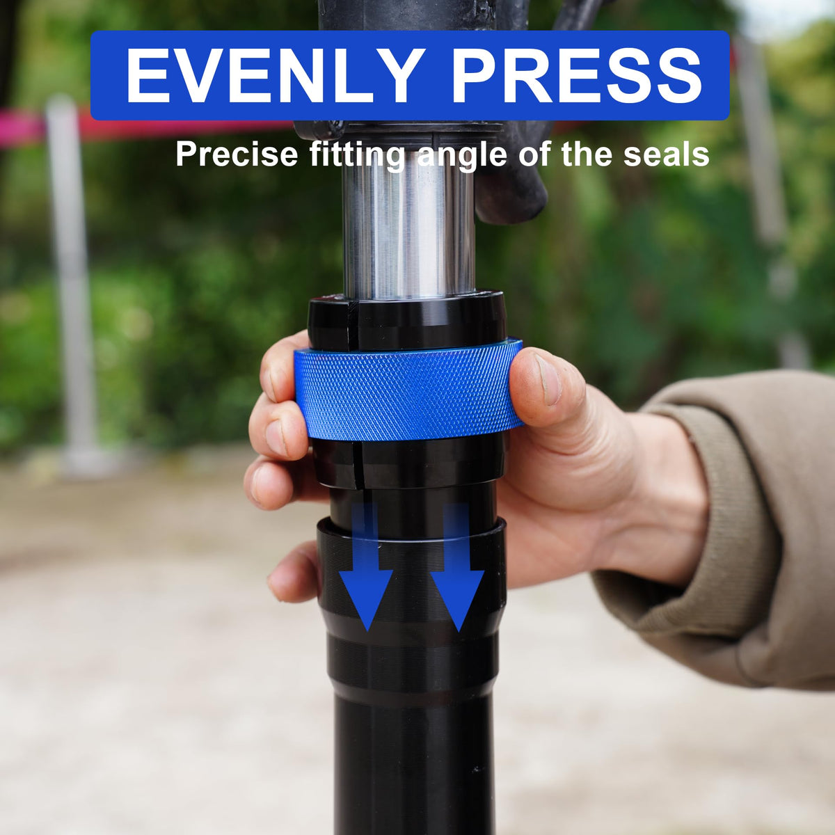 JIAYAN being used to install a seal for faster, reliable service