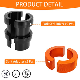 JIAYAN split-design assembled around a fork leg for faster installation benefit