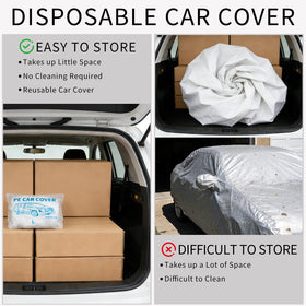Jibrelxion transparent cover allowing easy vehicle inspection without removal
