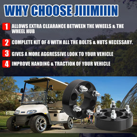 JiiinMiiin close-up of studs and lug nuts for secure, long-lasting fastening