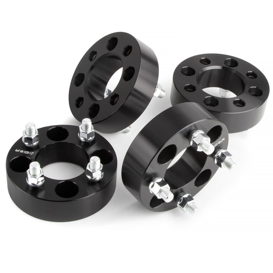 JiiinMiiin front face of spacer showing bolt holes and brand providing precise fit