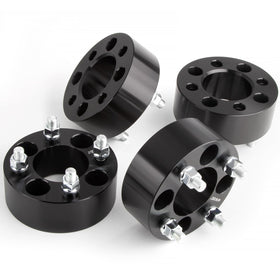 JiiinMiiin front view of four packaged wheel spacers showing compact box and parts, clear protection