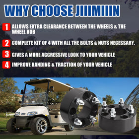JiiinMiiin side profile displaying the 2-inch (50mm) spacer thickness for increased wheel offset