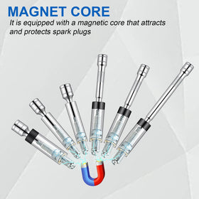 Jiimee arranged sockets showing 14mm, 16mm, 9/16 and 5/8 sizes with varied lengths