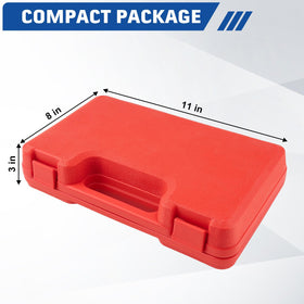 Jiimee open storage case neatly organized for quick tool access