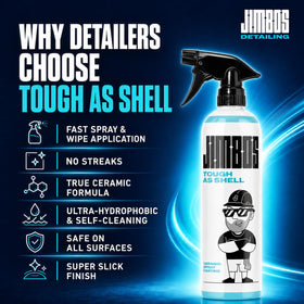 Jimbos spray nozzle close-up demonstrating precise application benefit