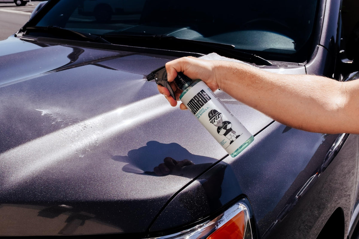 Jimbos treated glass window with clear visibility and repellency benefit