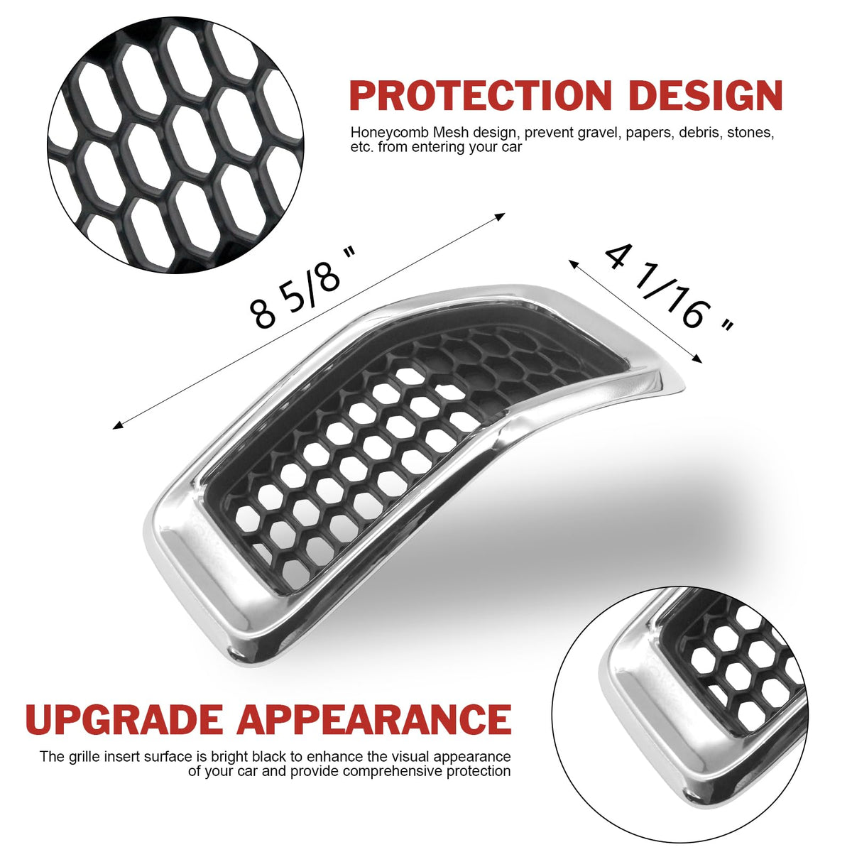JINCHEN honeycomb mesh close-up, highlights durable texture and airflow