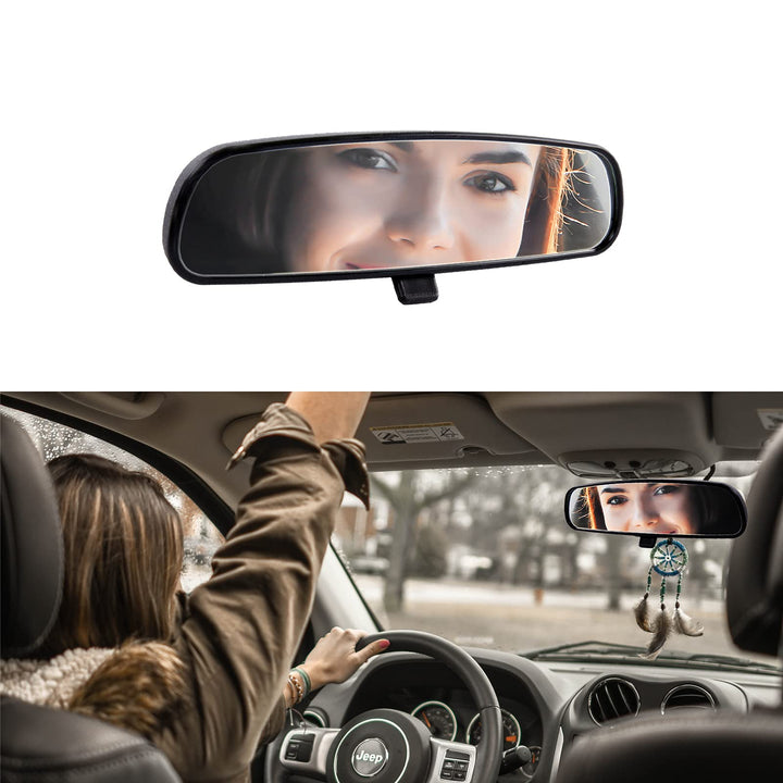 JINGEA front view mirror showing clean OEM-style finish and improved visibility