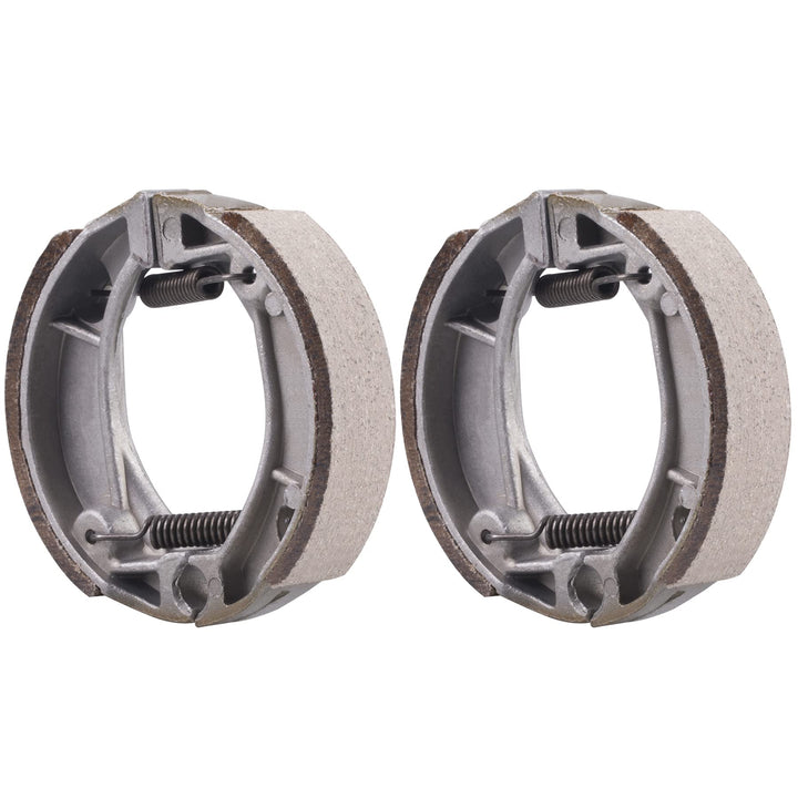 JINGKE packaging showing new brake shoes and springs for easy identification
