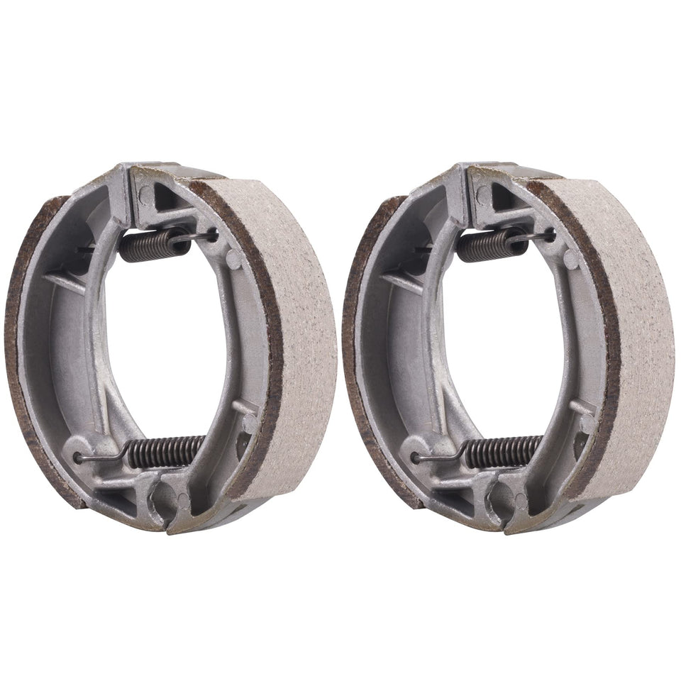 JINGKE packaging showing new brake shoes and springs for easy identification