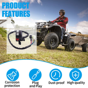 JINGKE installed on a Yamaha ATV handlebar demonstrating direct-fit restoration benefit