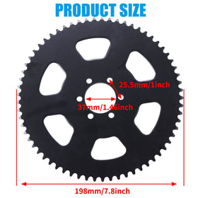 JINGKE close-up of sprocket teeth highlighting hardened steel for longer wear