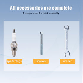 JINGKE starter installed on an ATV engine, demonstrates correct fit and usability
