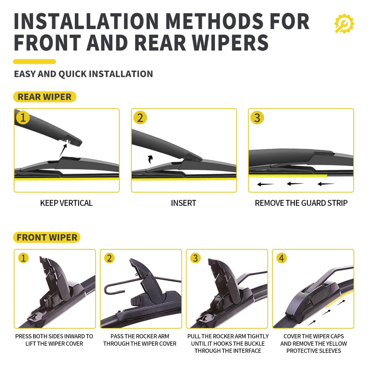 JINGOU graphite-treated rubber detail for quieter operation