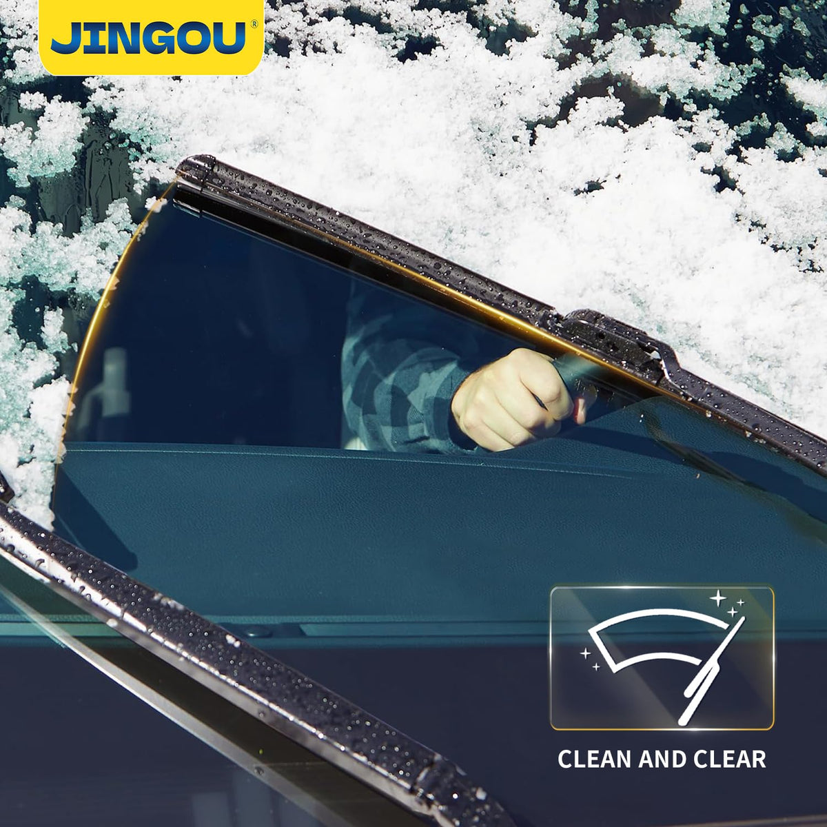 JINGOU graphite-treated rubber edge texture that reduces streaks and noise