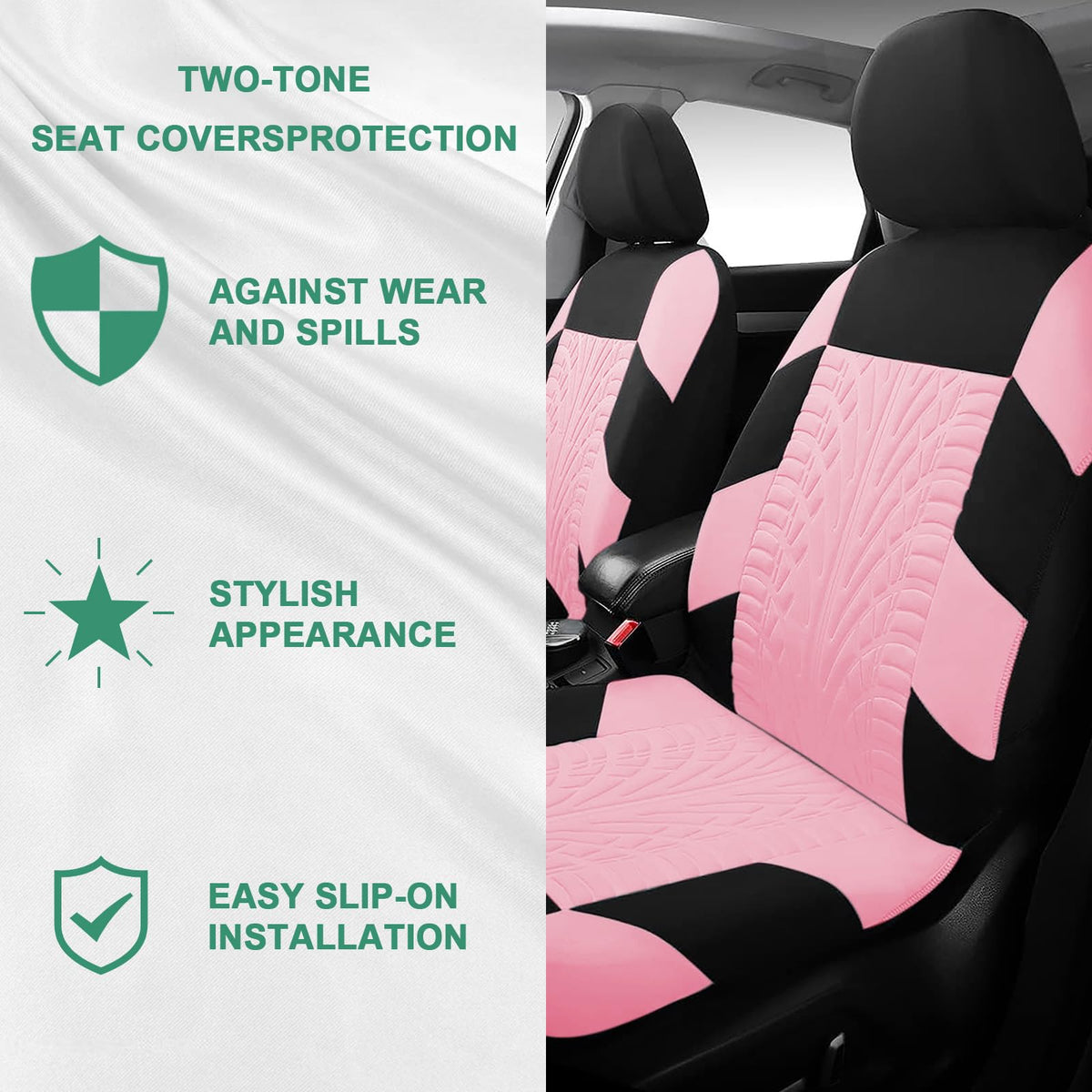 JINGSEN rear bench and backrest covered protecting seats and unifying interior