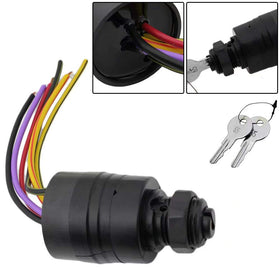 jinyi ignition switch installed inside a side-mount control box demonstrating correct fit