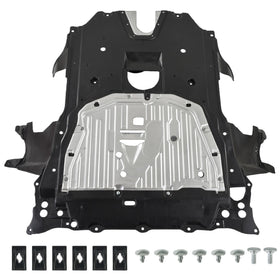 JISKAIAI front view of under engine guard showing full coverage and fit benefit