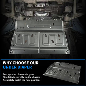JISKAIAI mounted on F150 underside demonstrating secure fit