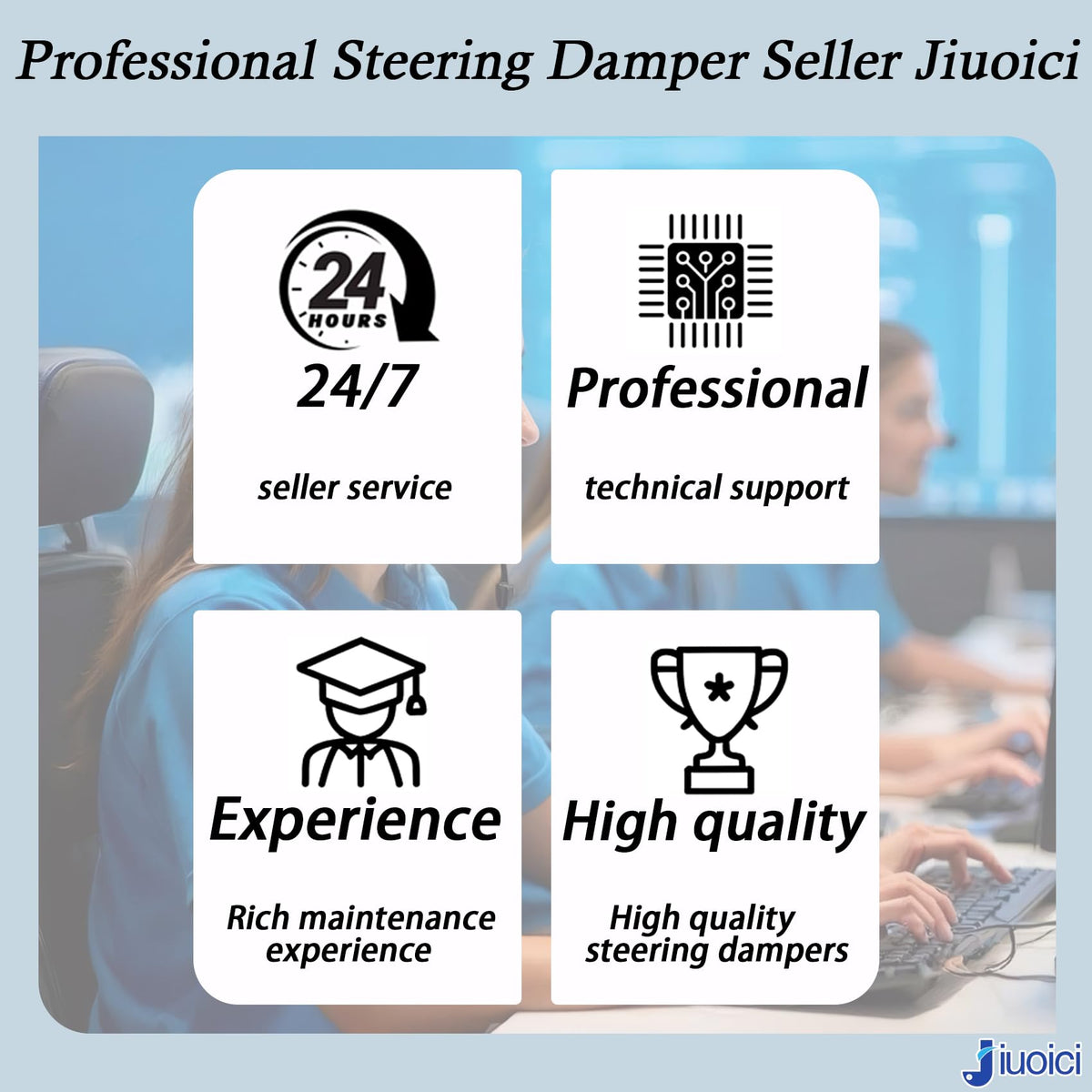 jiuoici damper next to worn original showing improved build and longevity