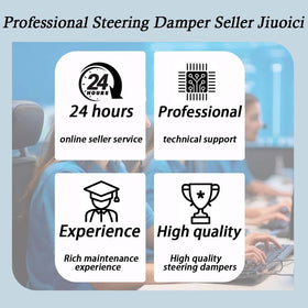 jiuoici steering damper in a mower lifestyle scene showing reduced vibration and comfort