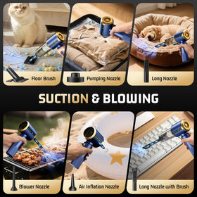 JIXINMIYUE vacuum cleaning a car seat removing pet hair effectively