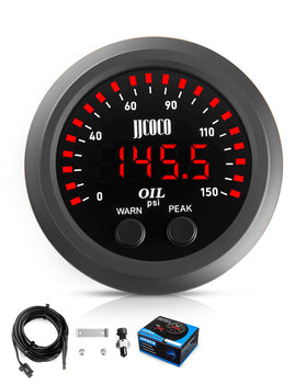 JJCOCO front gauge display showing clear LEDs for fast readings