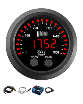 JJCOCO LED display front showing clear EGT readout and fast visibility