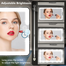 JJhxr mirror strap close-up showing strong hook-and-loop attachment, secure fit advantage