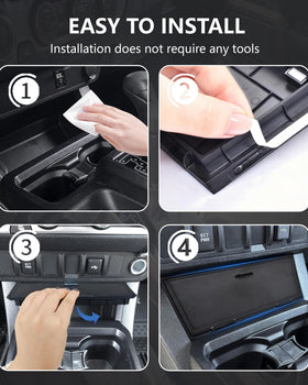 JJMY storage with sunglasses and keys inside illustrating practical organized space