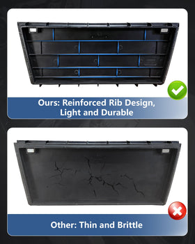 JJMY side profile showing precise fit and low-profile integration with console