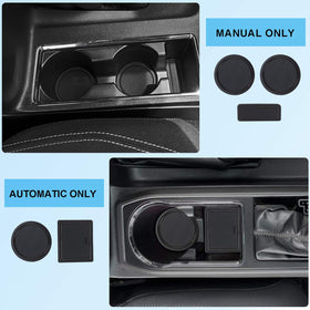 JKCOVER center console insert installed for organized storage benefit