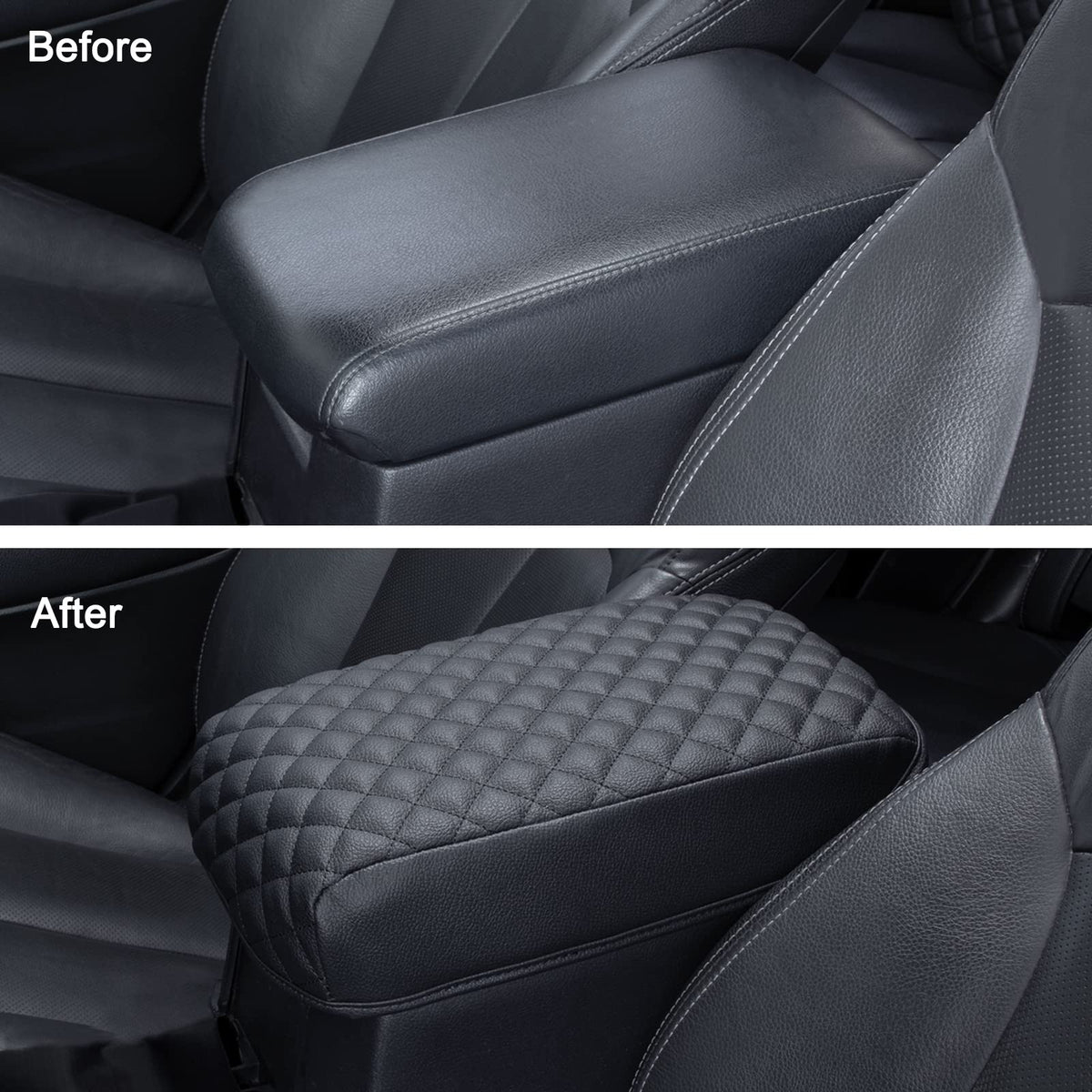 JKCOVER close-up of PU leather stitching and texture offering durable finish