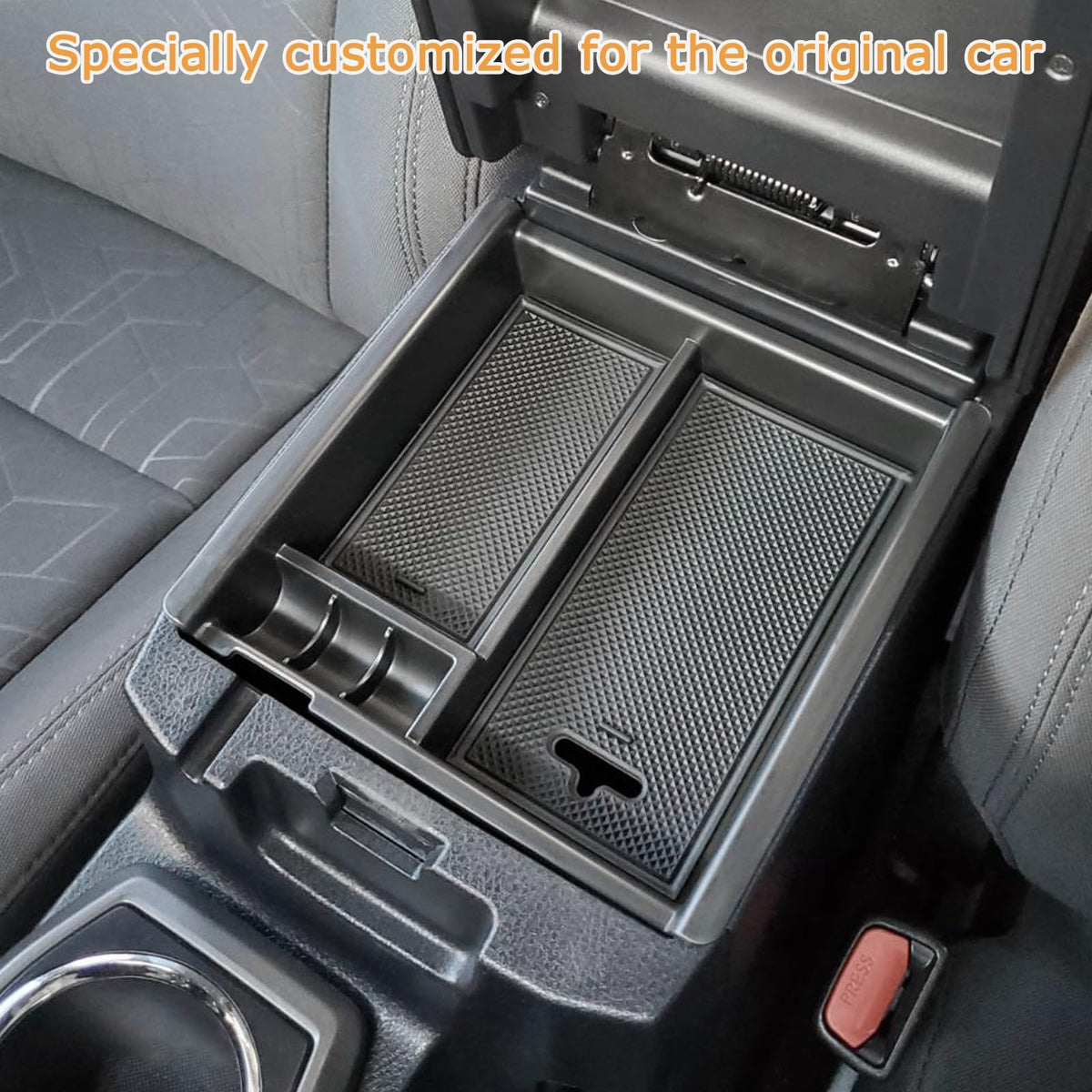 JKCOVER divider tray detail separates small items for quicker retrieval