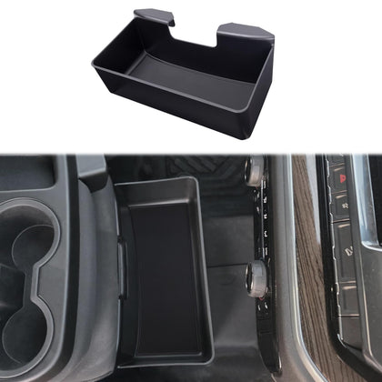 JKCOVER front view of console organizer showing neat storage and quick access