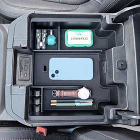 JKCOVER front view showing tray fitting snugly for quick organization