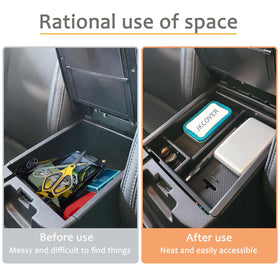 JKCOVER hidden box open under tray stores valuables out of sight