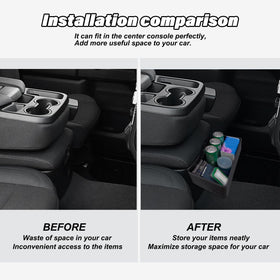 JKCOVER installed in Silverado console demonstrating seamless OEM-like fit