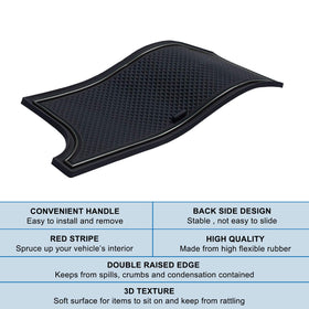 JKCOVER lifestyle photo of Tacoma interior with liners reducing noise
