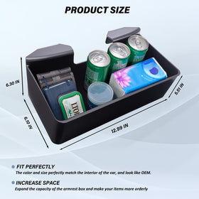 JKCOVER open top revealing separate compartments for tidy small-item storage