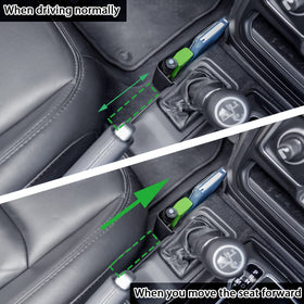 JKCOVER passenger side tray storing cards and pen for better organization