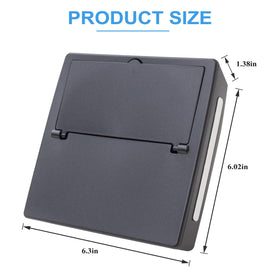 JKCOVER rear buckle and adhesive tapes showing robust stable fixation