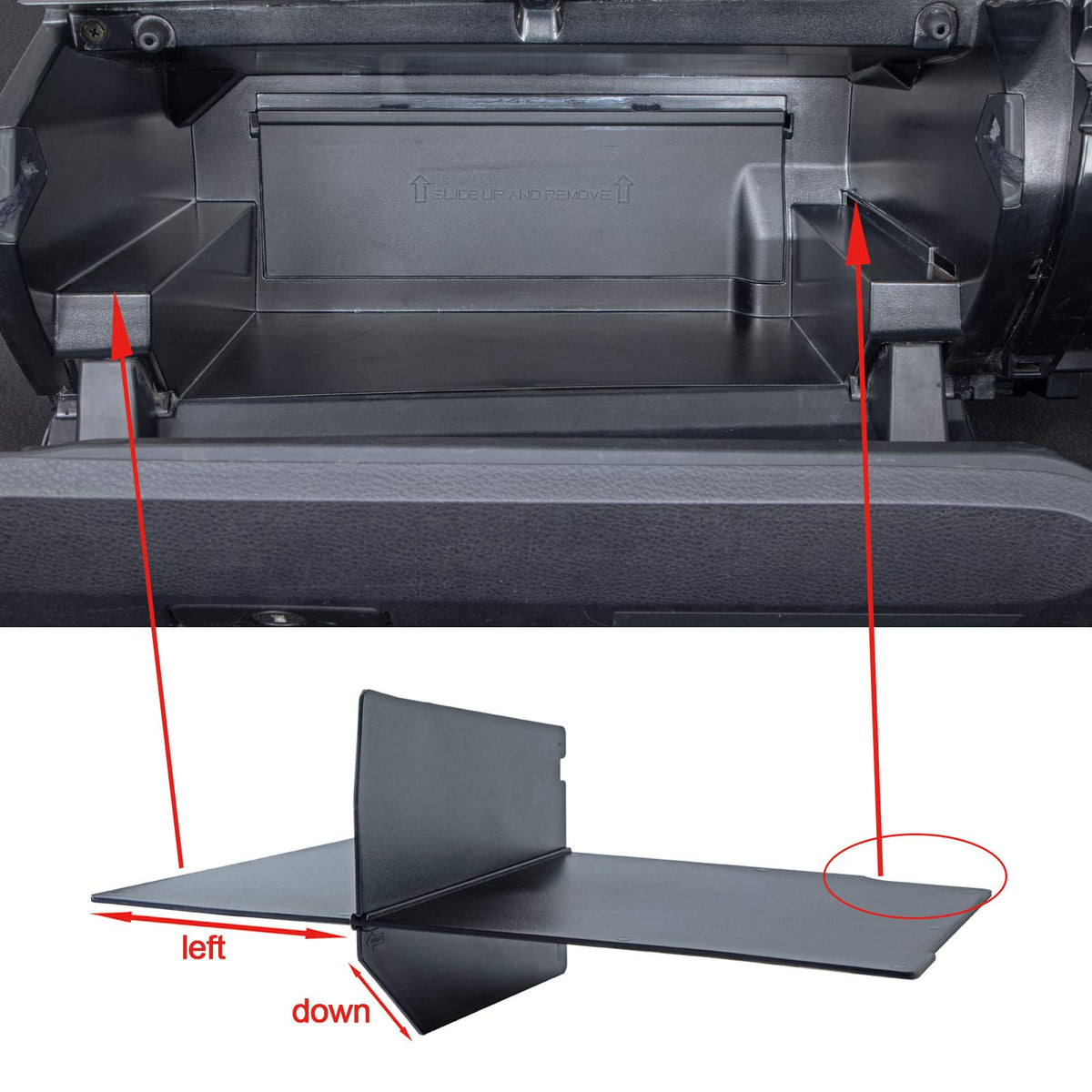 JKCOVER removed to access cabin air filter illustrating easy maintenance access