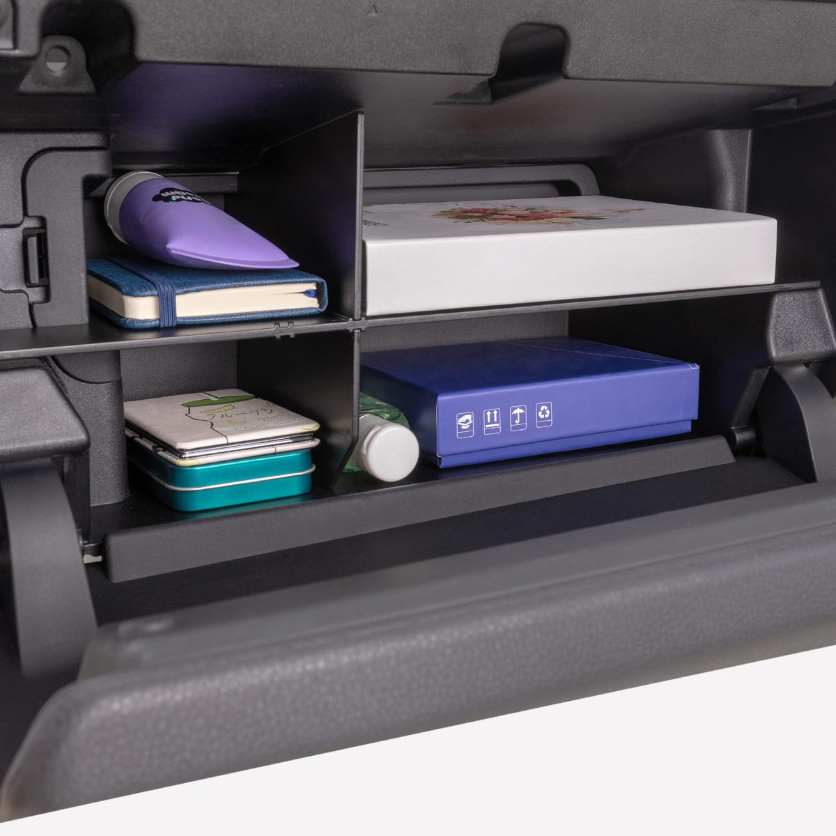 JKCOVER small compartments with pens and cables for tangle-free organization