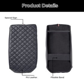 JKCOVER top-down view demonstrating full coverage of center console armrest