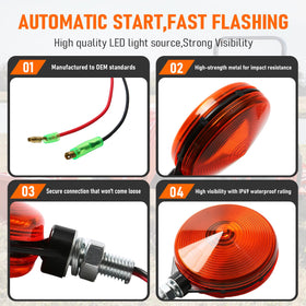 JKIANTECH backside wiring connector view for easy plug-and-play installation benefit