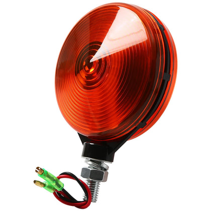 JKIANTECH front view amber hazard light showing bright LEDs and OEM fit benefit