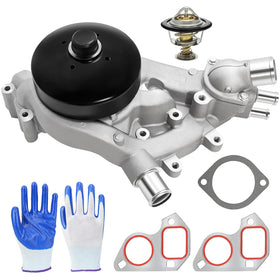 JkorkM AW6009 front assembly showing pump face and pulley for confident fit