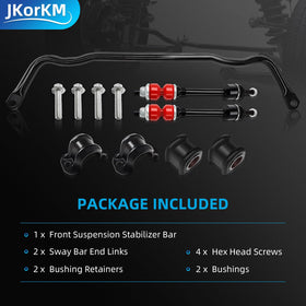 JkorkM bushing retainers and hex screws laid out for easy installation